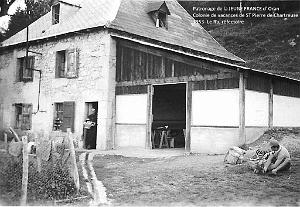 1953 refectoire du Ru ferme le matin du depart